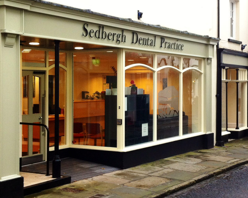 Sedbergh Dental Practice shop front